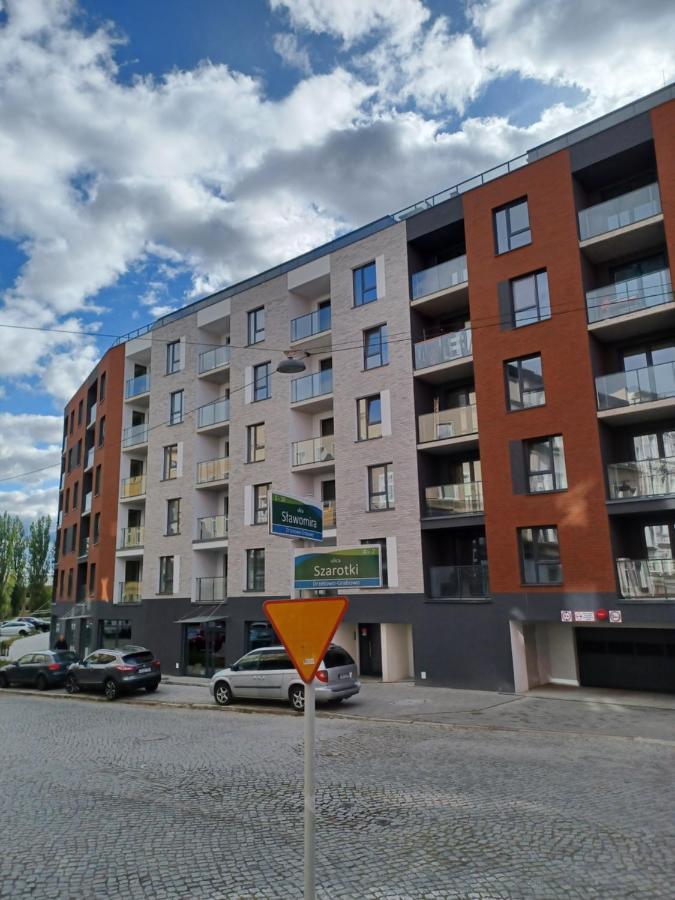 Centrum Apartament Z Parkingiem Szczecin Buitenkant foto
